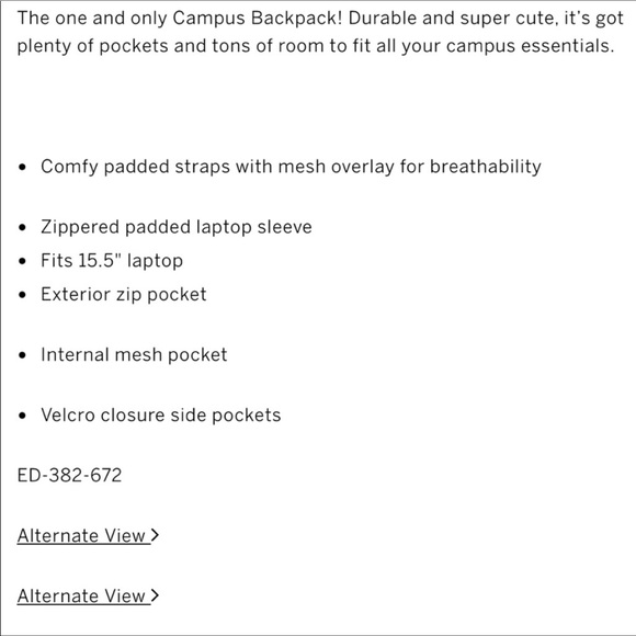 Pink backpack - Picture 5 of 5